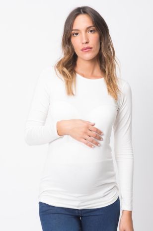 תמונה של חולצת בסיס להריון ש.ארוך