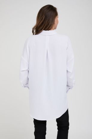 תמונה של חולצת הריון פרינסס לבנה