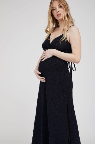 תמונה של שמלת ערב להריון אתנה נייבי לורקס