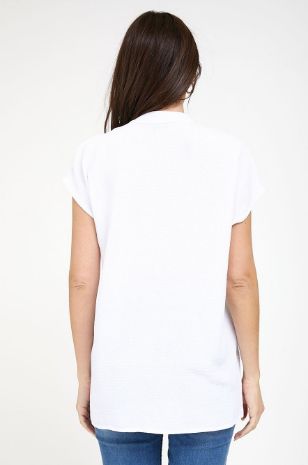 חולצת הריון מימי לבנה