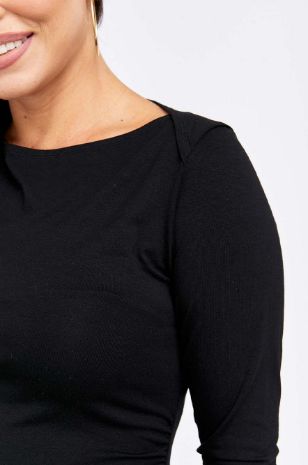תמונה של חולצת הריון הגר שחור