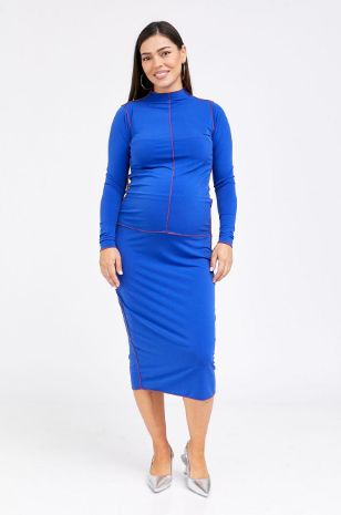 תמונה של חצאית הריון גאיה כחולה