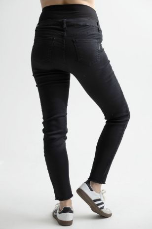 ג'ינס הריון שחור אבישג ארבל