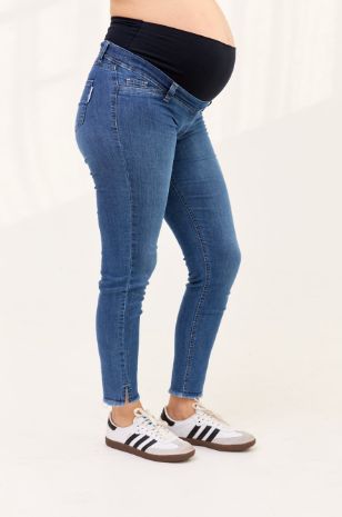 	סקיני ג'ינס להריון כחול