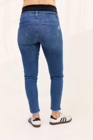 סקיני ג'ינס הריון כחול אבישג ארבל	