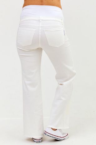 ג'ינס הריון דבי לבן 