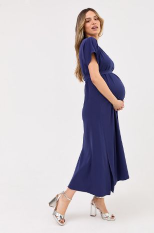 שמלת הריון אנאל כחולה של אבישג ארבל