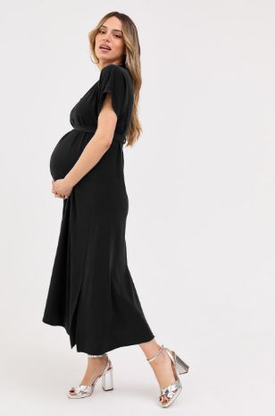 שמלת הריון אנאל שחורה לקיץ 2024