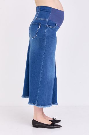 	חצאית ג'ינס דליה כחולה של אבישג ארבל