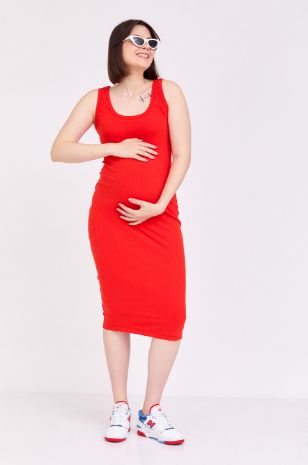 שמלת הריון בר אדומה של אבישג ארבל