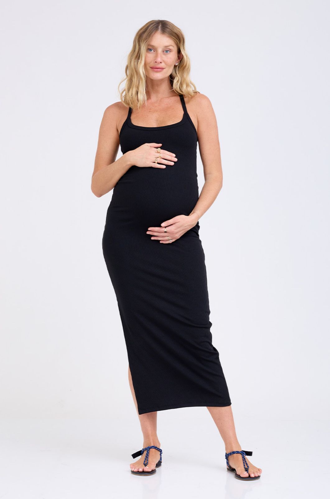 שמלת הריון שירה שחורה	