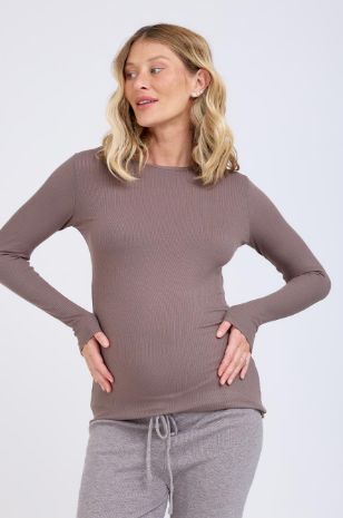 חולצת הריון דורין חום