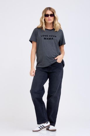 טי שירט הריון LOVE YOU MAMA מרנגו אבישג ארבל