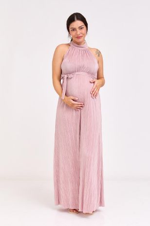 שמלת הריון פליסה קולר פודרה של אבישג ארבל