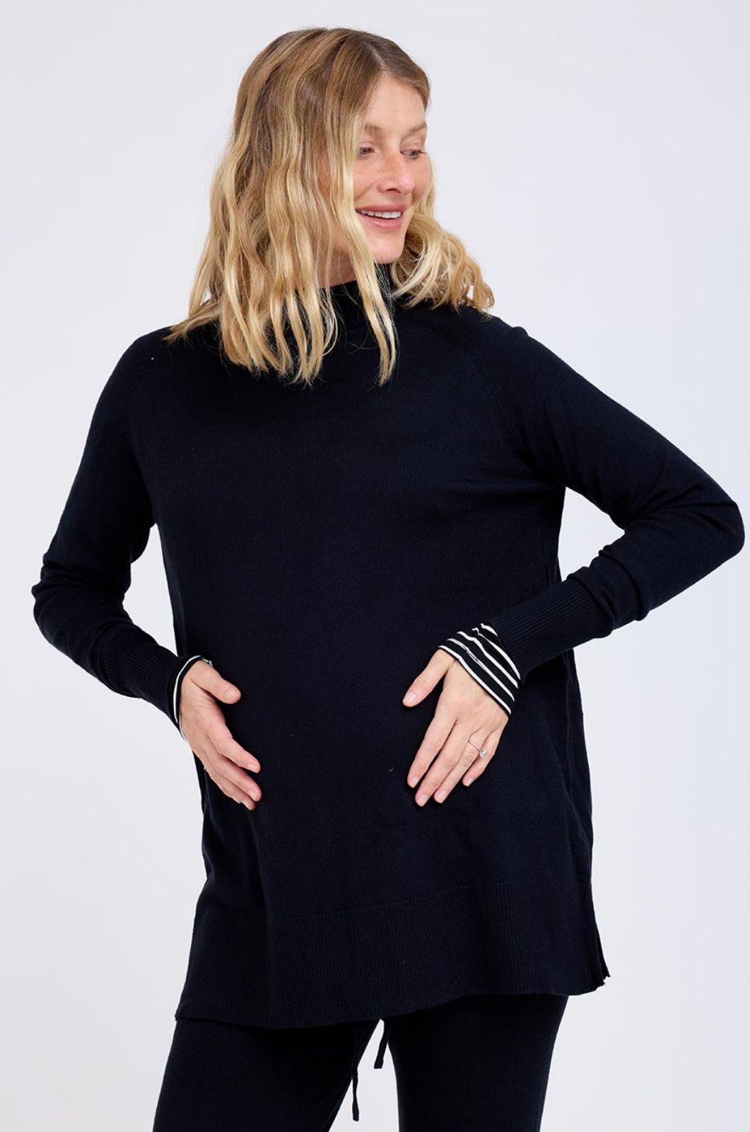 סריג הריון קלייר שחור