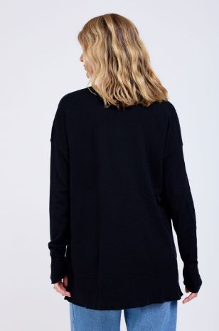 סריג הריון נטלי שחור