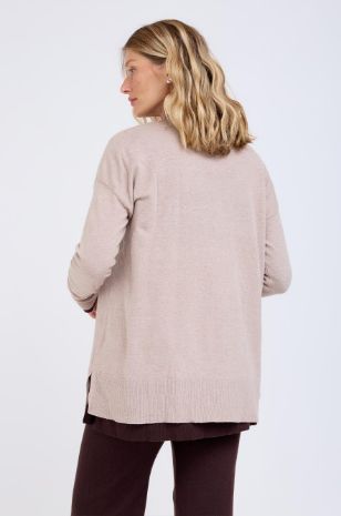 סריג אוברסייז להריון נטלי חול