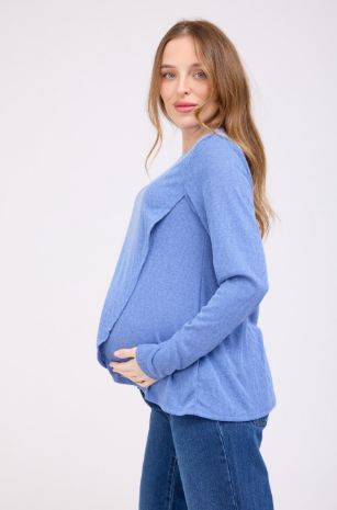 חולצת הריון אנט ג'ינס בהיר