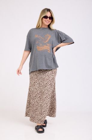 חצאית להריון דפני מנומרת של אבישג ארבל