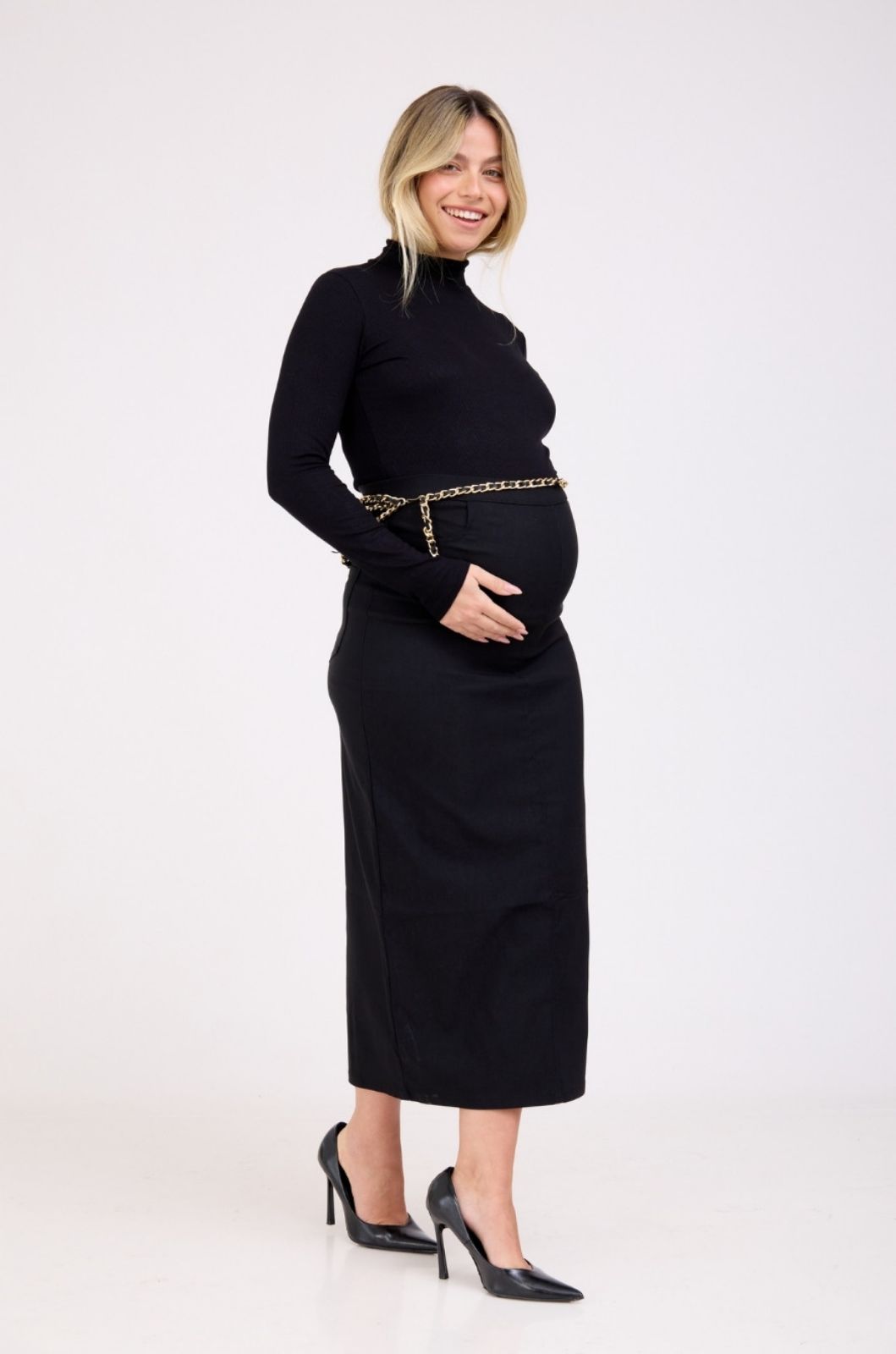 חצאית הריון שרה שחורה 
