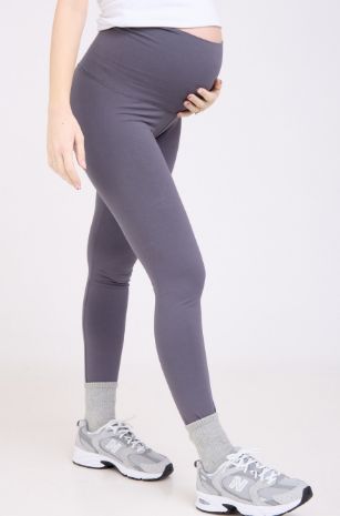 טייץ ארוך להריון אפור