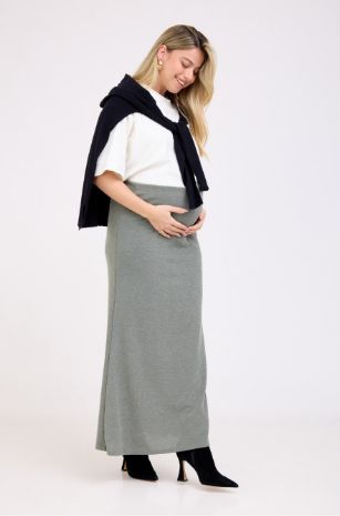 חצאית סריג להריון עינב מרווה אבישג ארבל