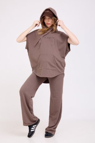 קפוצ'ון הריון אופנתי בגזרה רחבה ונוחה של אבישג ארבל