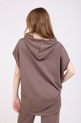 קפוצ'ון הריון אופנתי בגזרה רחבה ונוחה של אבישג ארבל