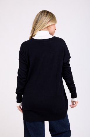 סריג הריון נטלי שחור