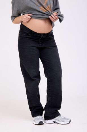 ג'ינס הריון לונה שחור של אבישג ארבל