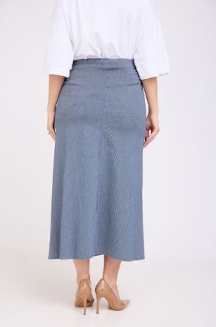 חצאית הריון פסים שחורים של אבישג ארבל