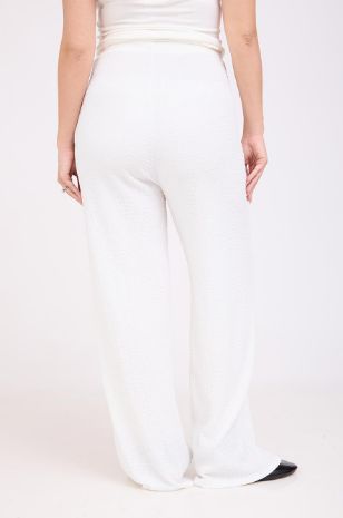 מכנסי הריון עופרי לבנים