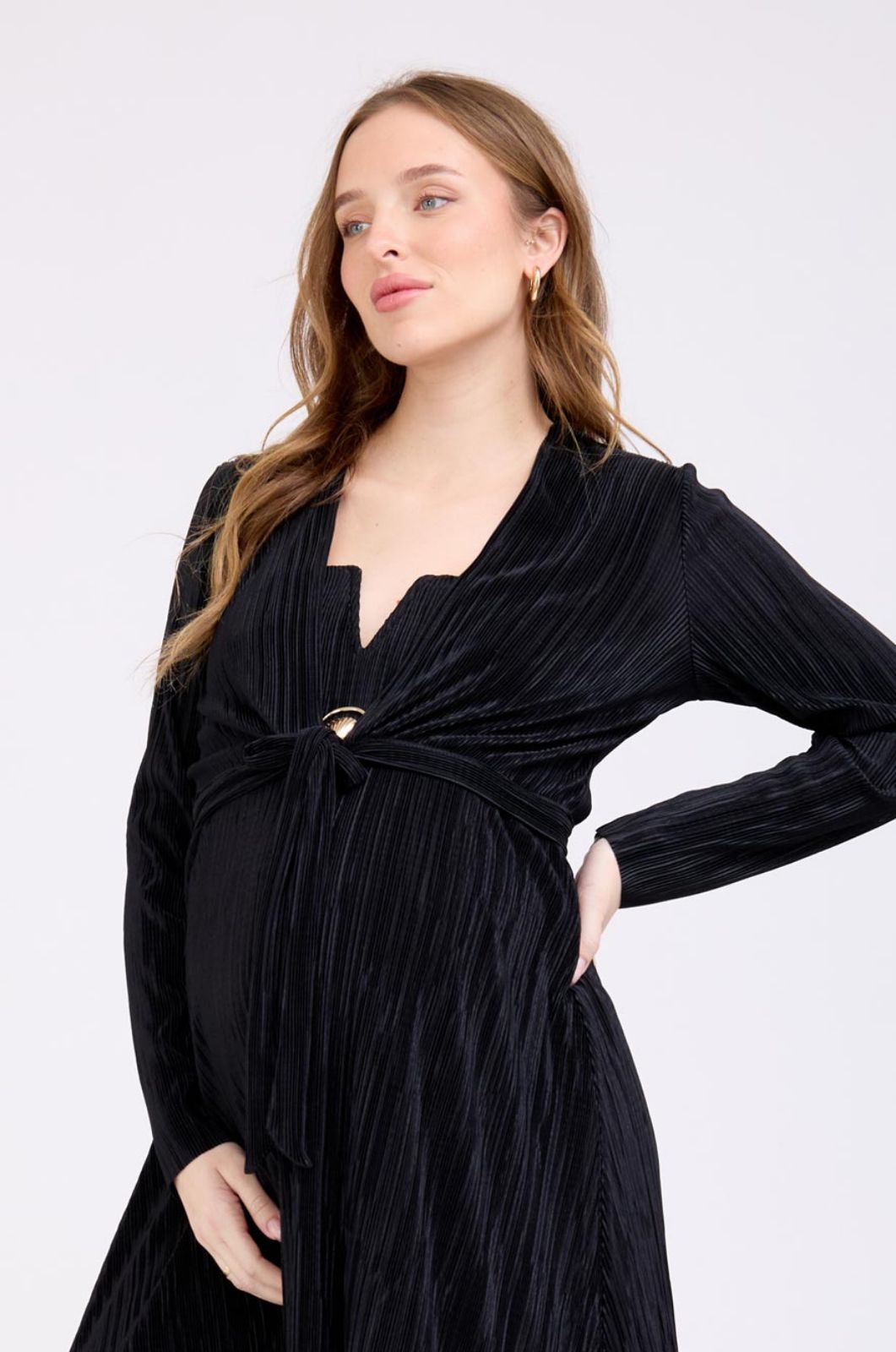 בולרו הריון פליסה שחור של אבישג ארבל