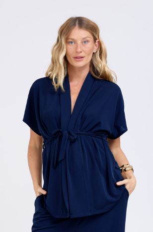 מכנסי הריון לורי כחול כהה