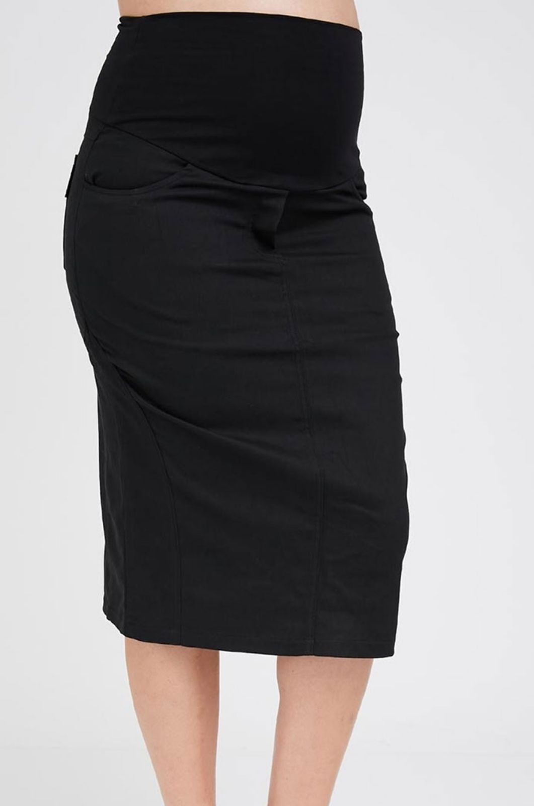 חצאית הריון רוקסי ארוכה שחורה