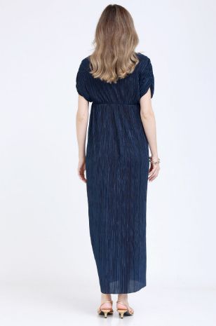 שמלת הריון קוקו פליסה נייבי של אבישג ארבל