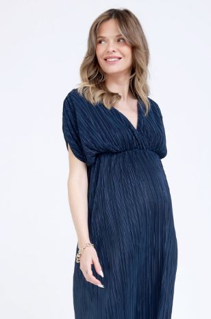 שמלת הריון קוקו פליסה נייבי של אבישג ארבל