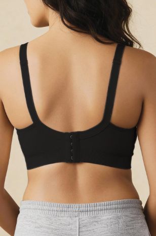 חזיית הריון והנקה יעל seamless בצבע שחור