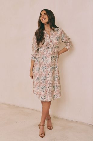 שמלת הריון סופי ג'ינס פרחוני