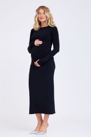 שמלת הריון צ'רלי שחור של אבישג ארבל