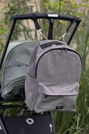 תיק גב היידי אפור HI-D