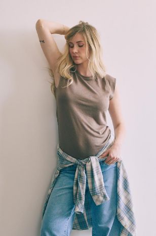 חולצת הריון מיה זית