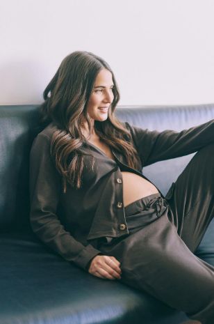 קרדיגן הריון חום אבישג ארבל