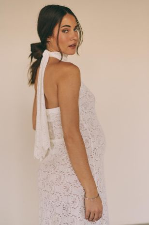 שמלת הריון אופיר שמנת