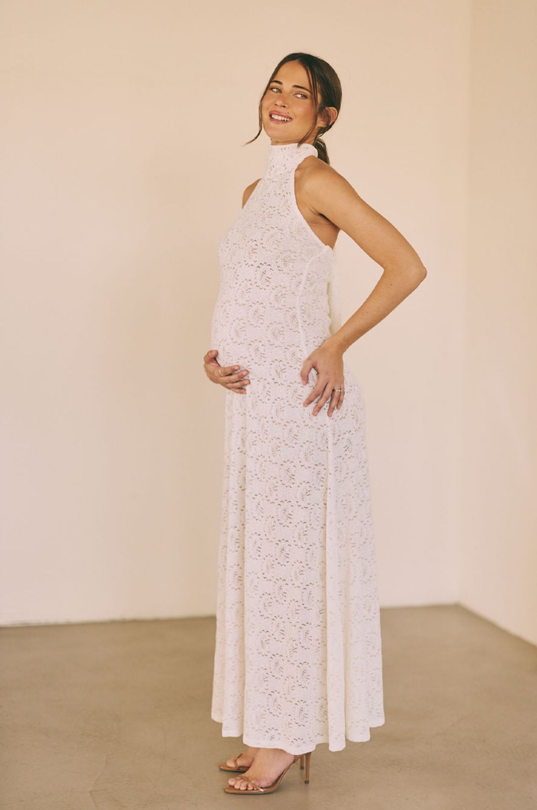 שמלת הריון אופיר שמנת