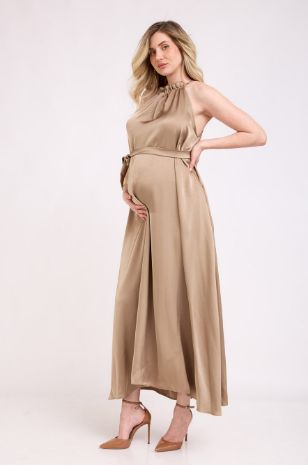 שמלת אופל הריון נחושת של אבישג ארבל