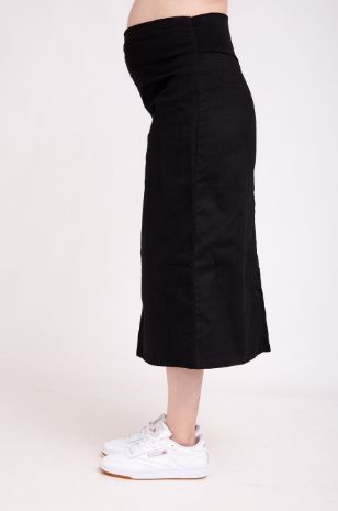 חצאית הריון קורל שחורה של אבישג ארבל