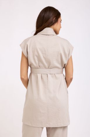 ז'קט הריון חאקי של אבישג ארבל