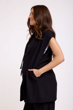 ז'קט הריון ספרינג שחור של אבישג ארבל