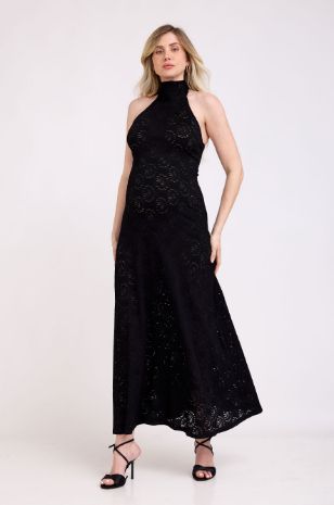 שמלת הריון אופיר שחורה